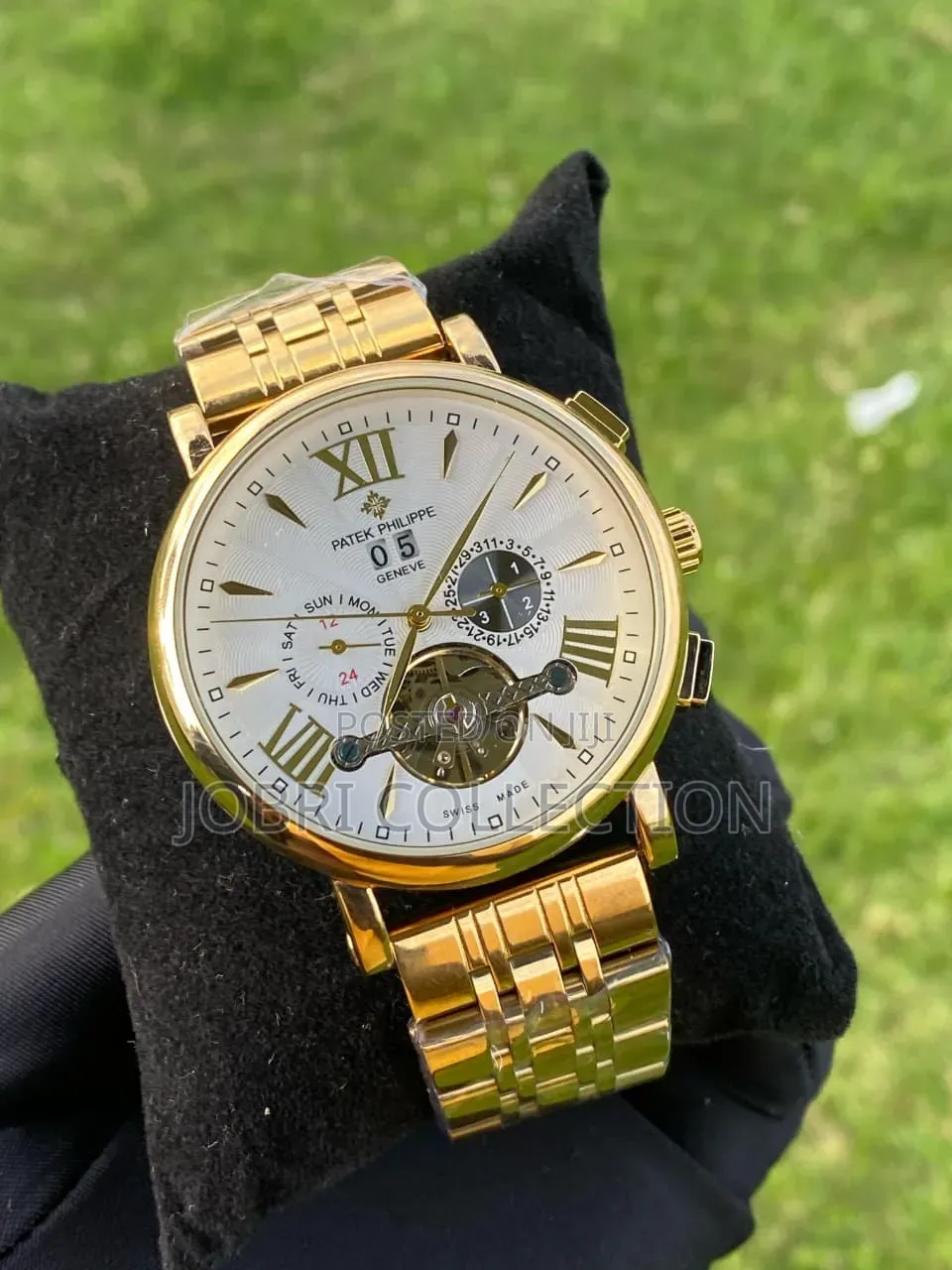 White Face Stainless Steel Patek Philippe Automatic Gents Watch