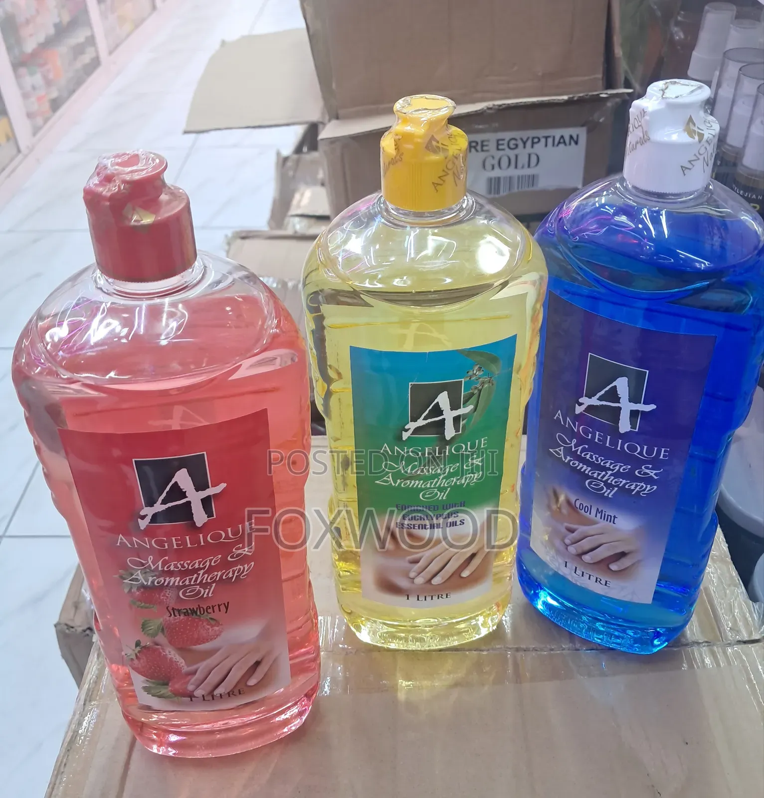 Angelique Massage Aromatherapy Oil 1litre