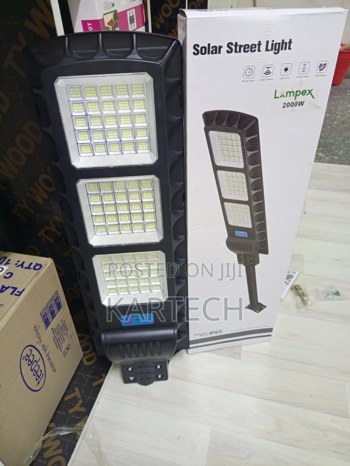 Lampex 2000W LED Solar Security Street Lamp