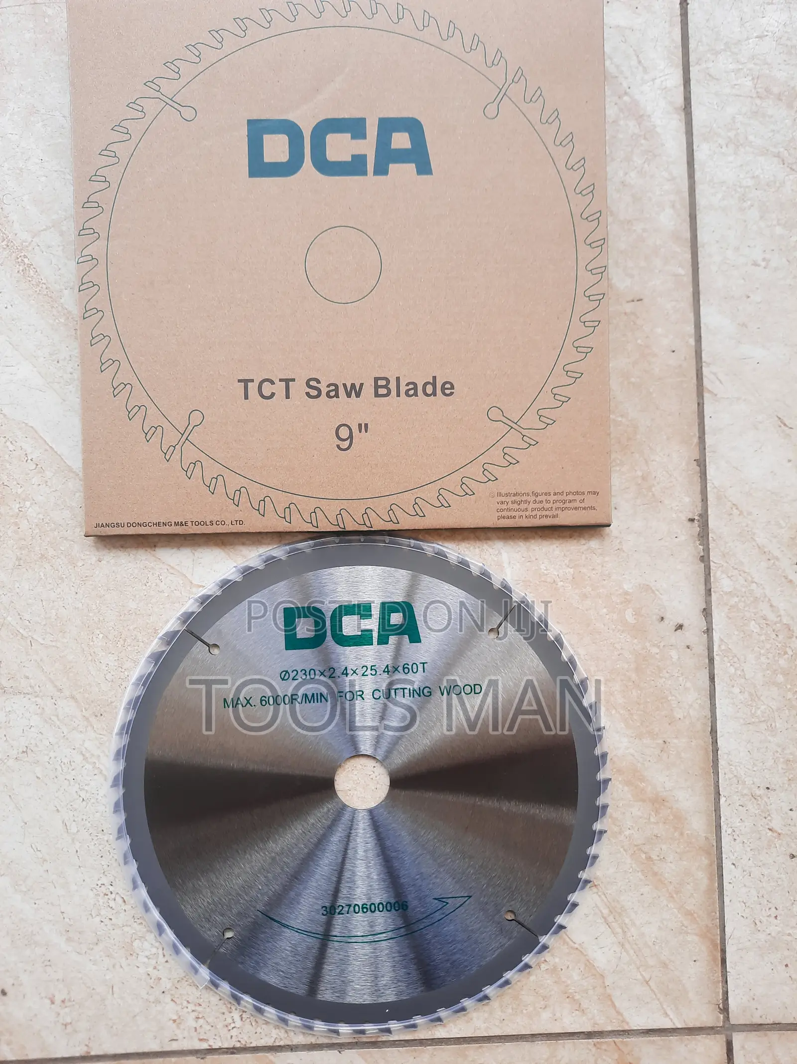 Dca 9 Inch 60t TCT Circular Saw Blade for Wood Cutting - 230mm.x 25.4