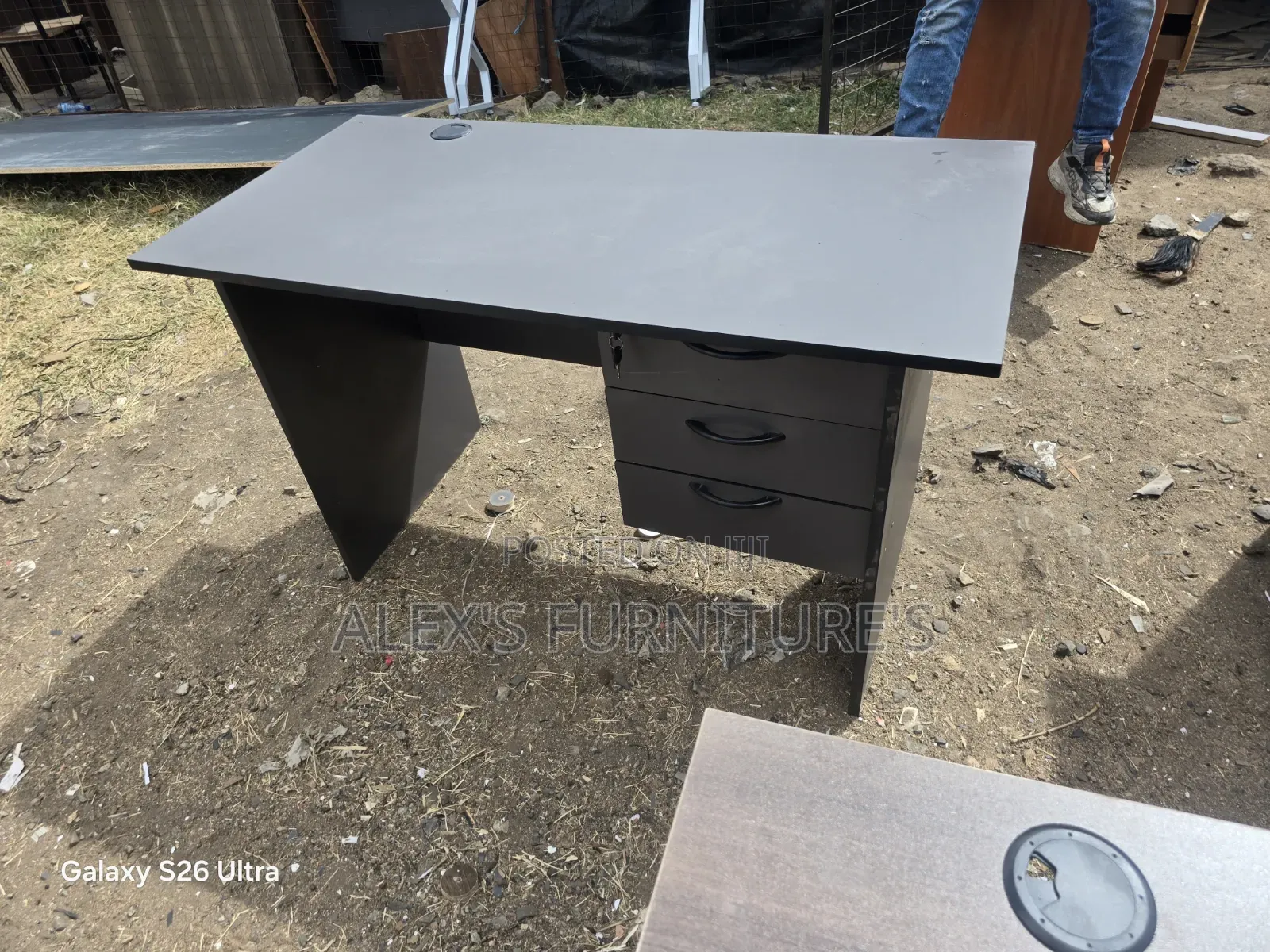 Simple Director Reception Desk for Office