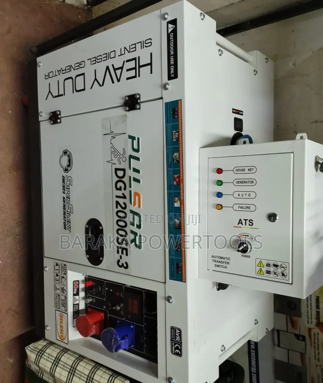 PLUSAR DG10000SE-3 Silent Diesel Generator