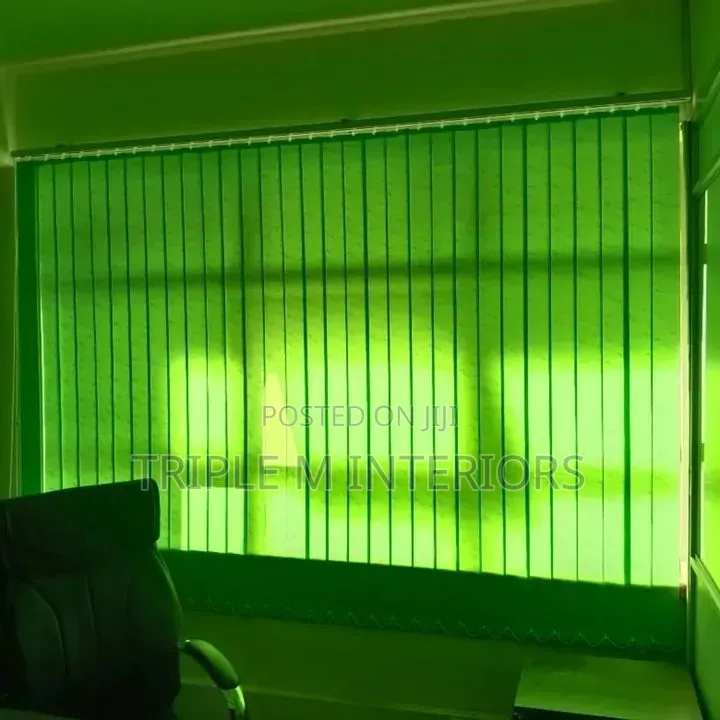Light Green Window Blinds - Top Refreshing Vertical Blinds for Offices
