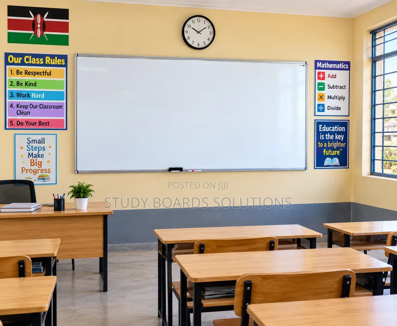 240cmx120cm Magnetic Whiteboard With Glossy Aluminium Frame