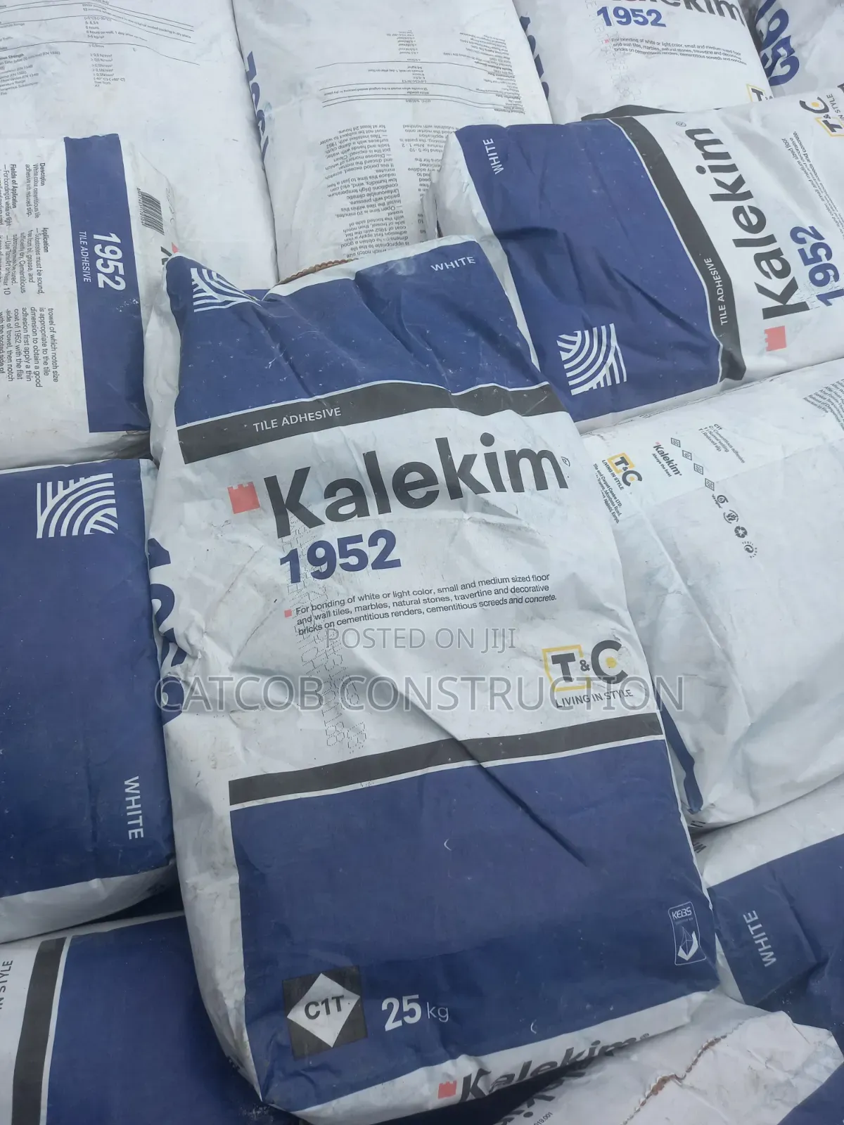 Kalekim 1952 Tile Adhesive – 25kg (White)