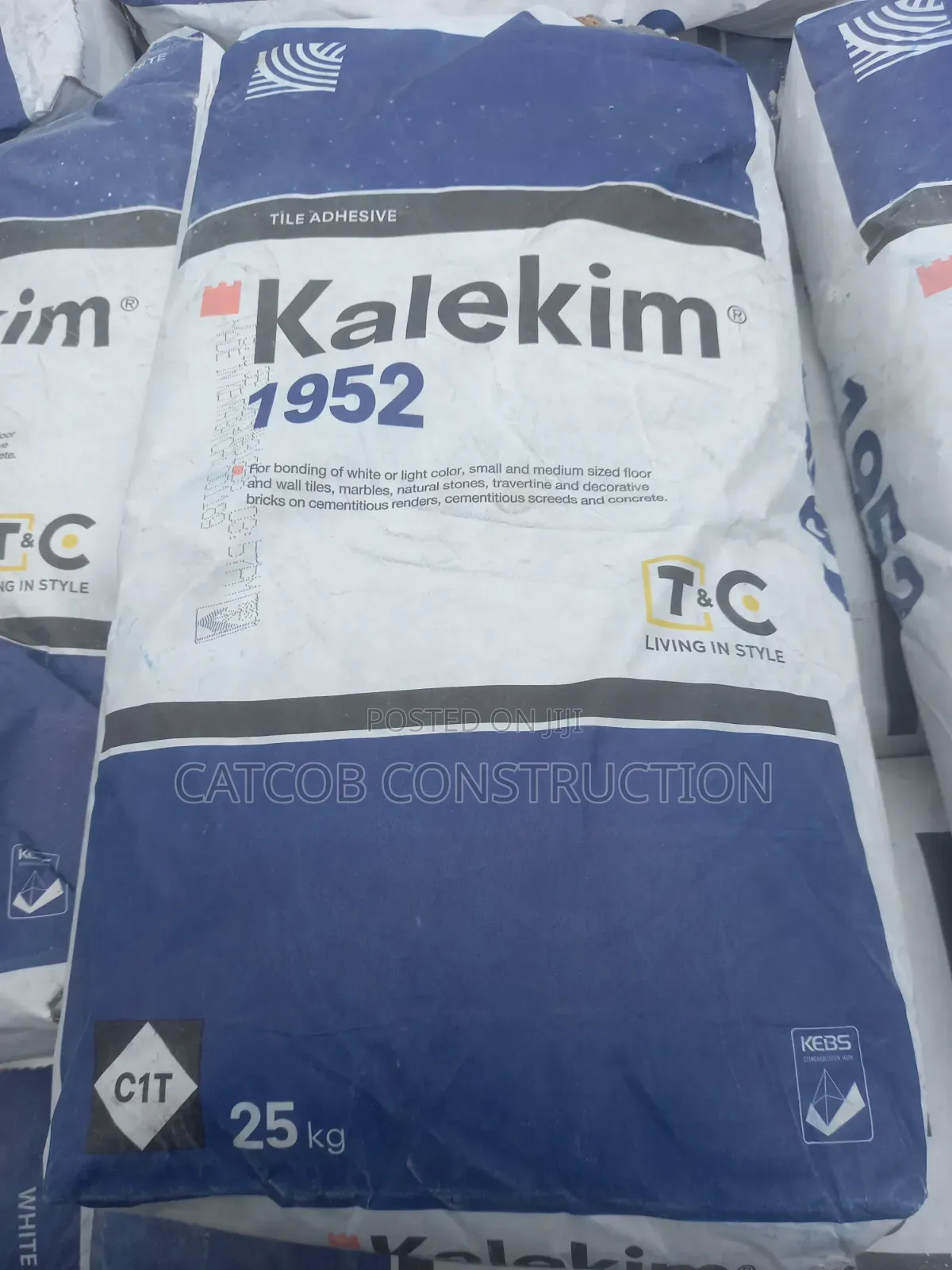 Kalekim 1952 Tile Adhesive – 25kg (White)