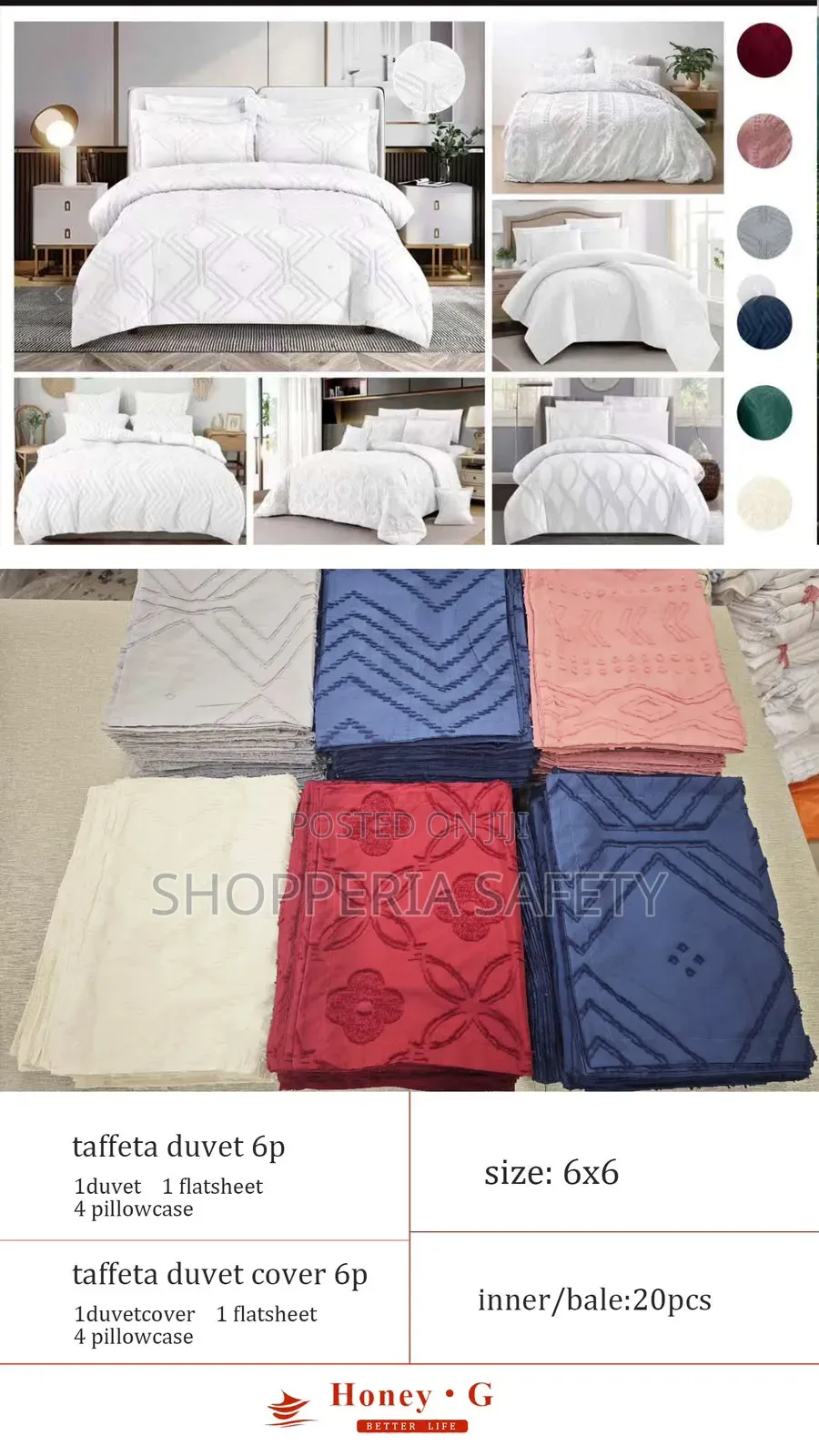 Luxury Tufted Wave Duvet Cover Set