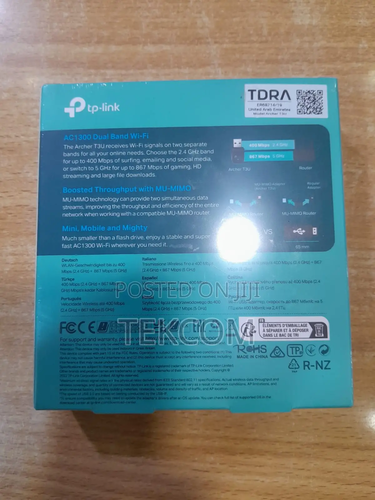 Tp Link Archer T3U Ac1300 Mini Wireless Mu-Mimo USB Adapter