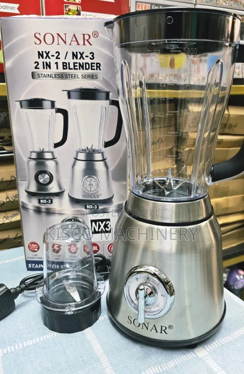 Heavy Duty Stainless Steel Sonar Blender