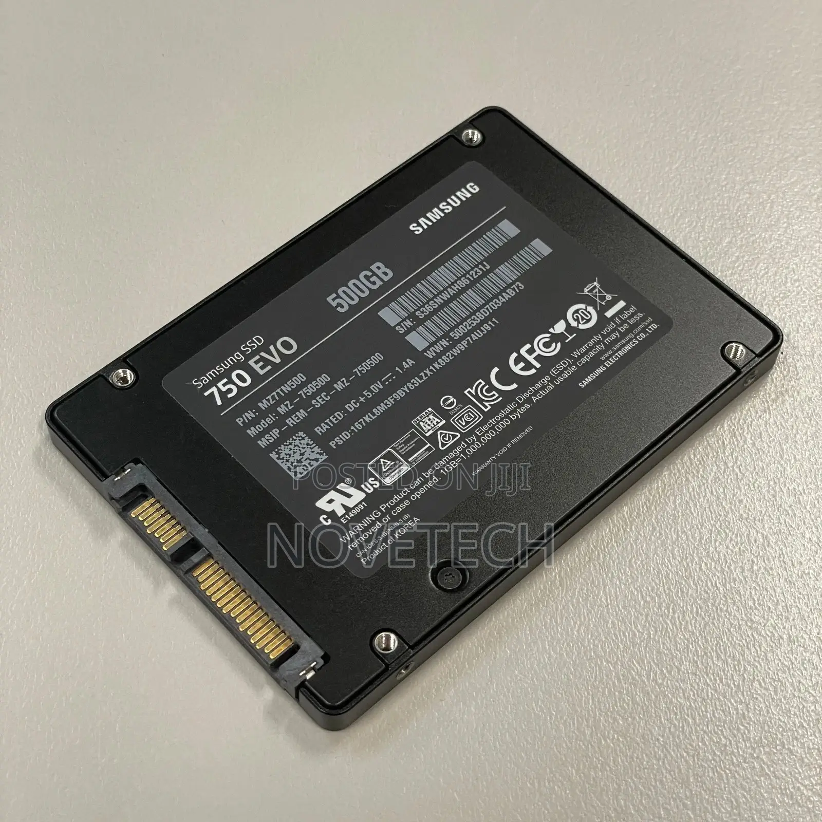 Samsung 750 EVO 500GB 2.5" SATA III 6Gbps Internal LAPTOP/COMPUTERSSD