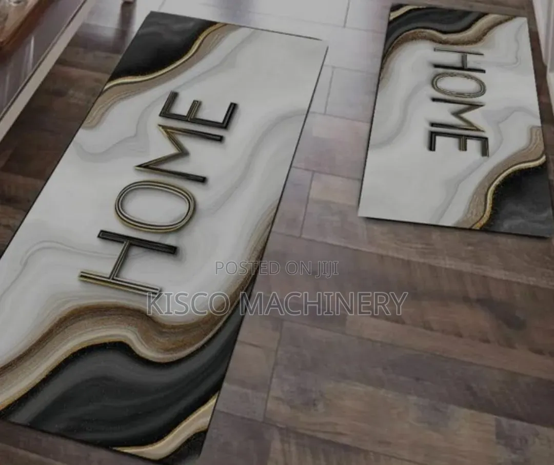 2Pcs Non Slip Modern Kitchen Mats