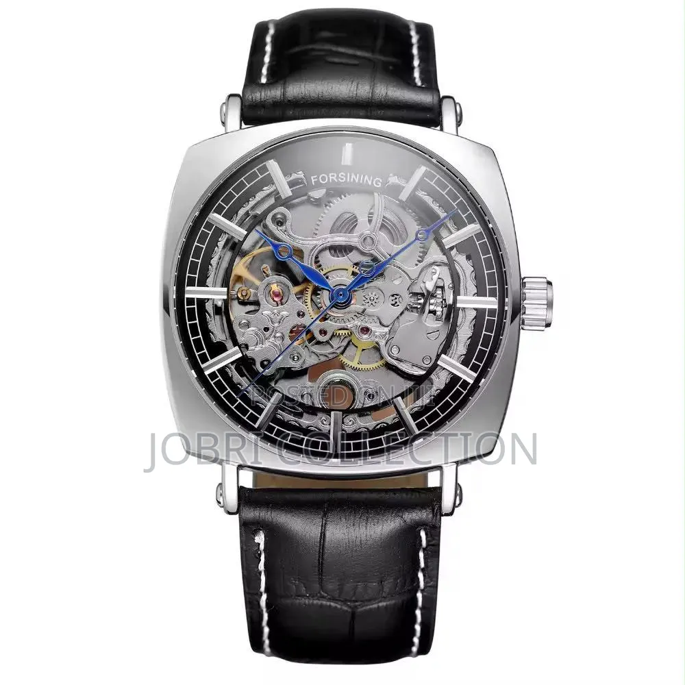 Forsining Gents Automatic Leather Strap Wrist Watch