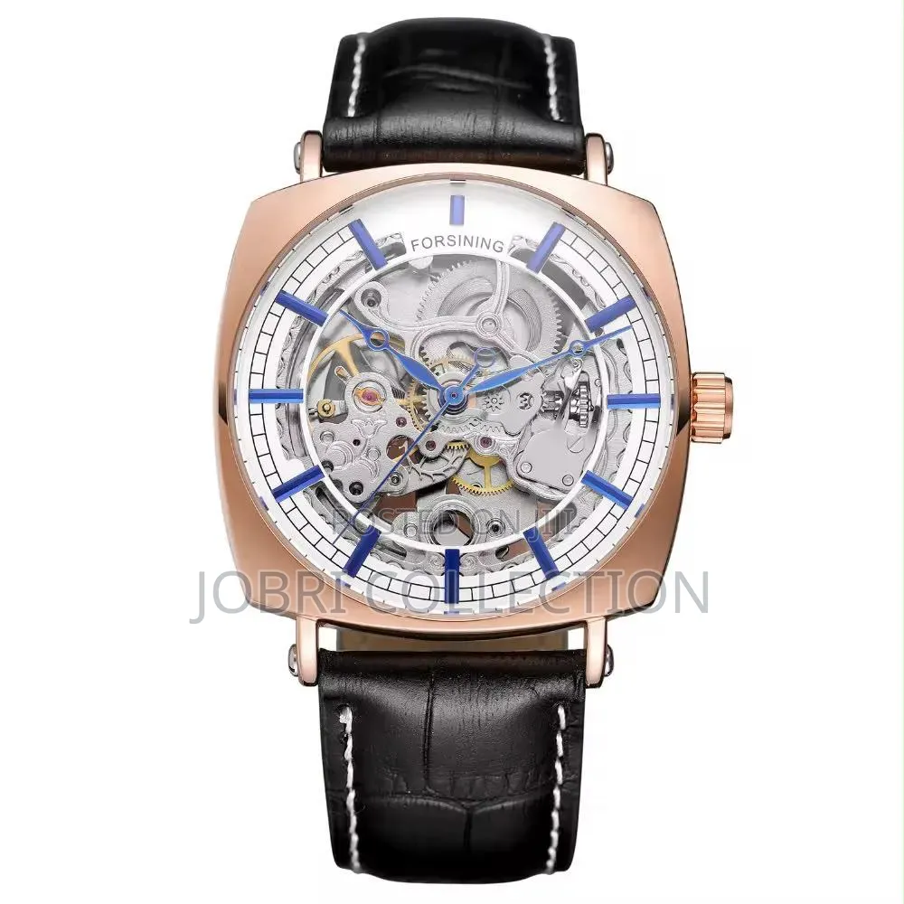 Forsining Gents Automatic Leather Strap Wrist Watch