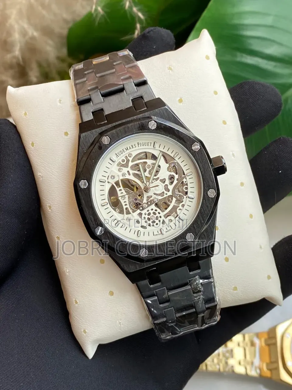 Black Stainless Steel Audemars Piguet Automatic Watch