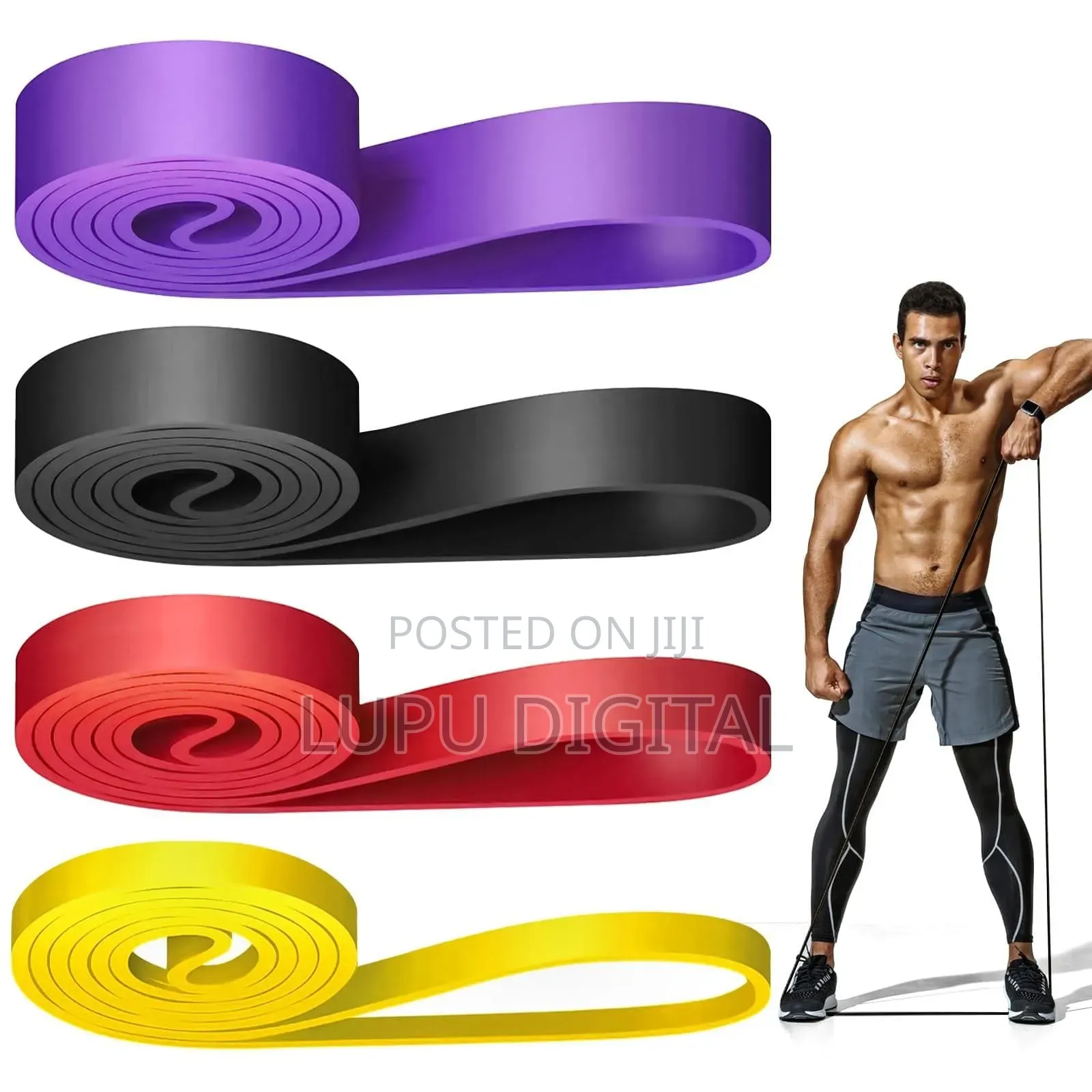 4 in 1 Large Size Resistance Bands