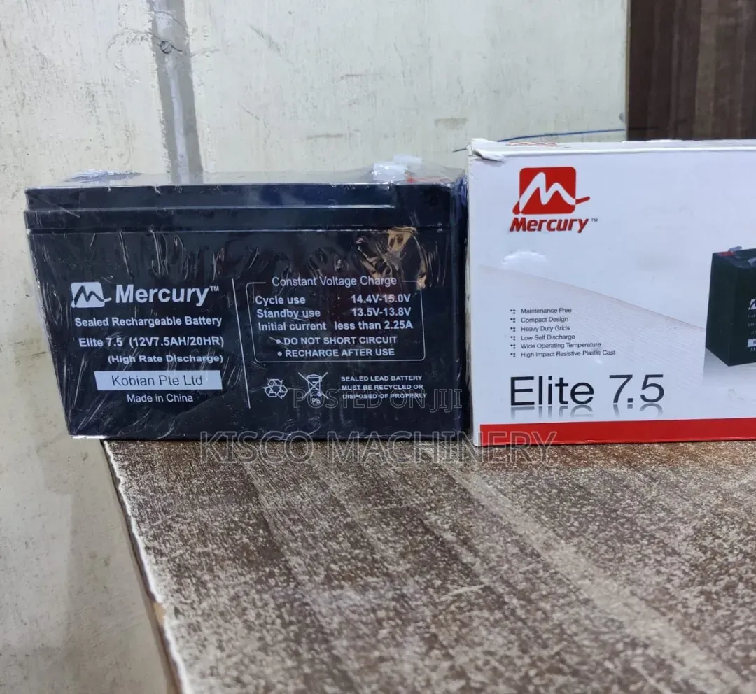 Mercury Battery 12v 7a