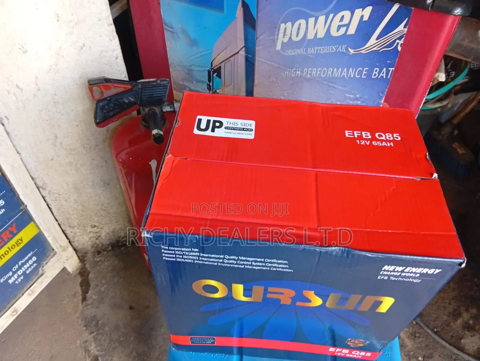 Oursun Efb Q85MF 65Ah.12v I-Stop (Start Stop) Car Battery