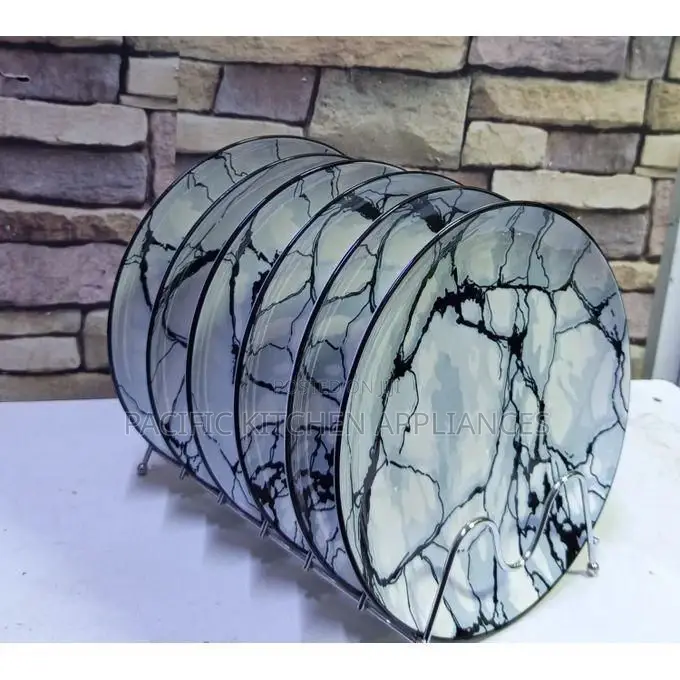 Ceramic Plates,per Set of 6 PCS