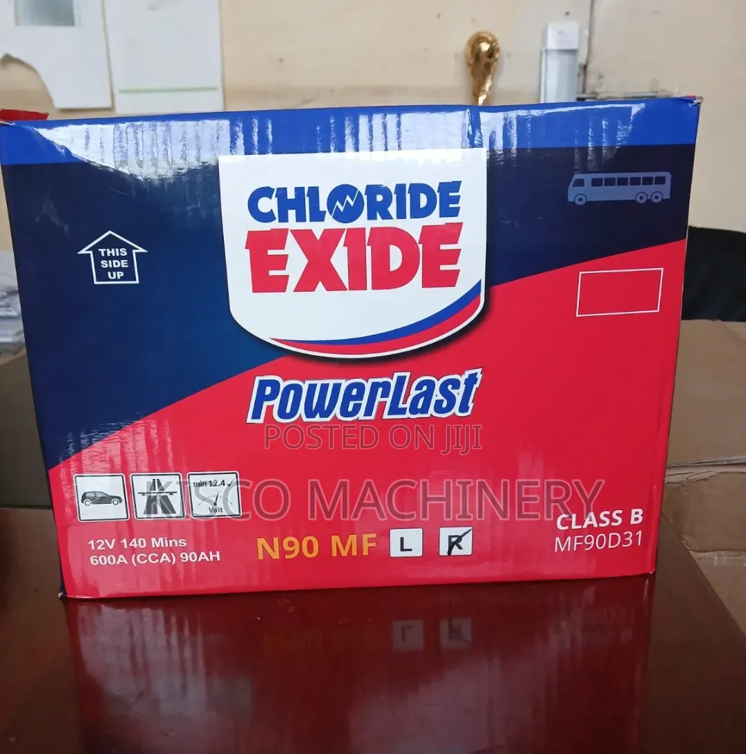 Chloride Battery N90 Powerlast Maintenance Free Car Battery