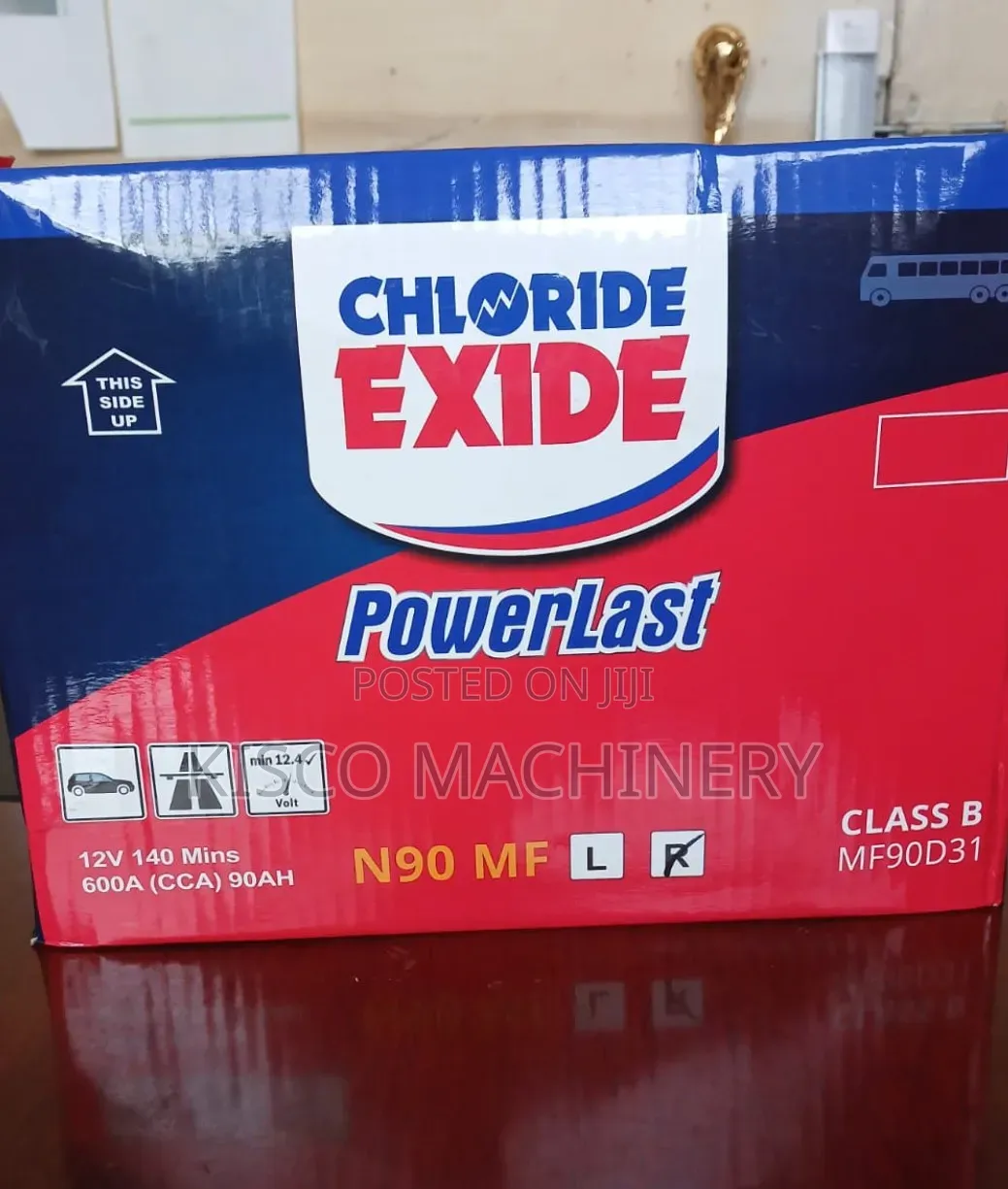 Chloride Battery N90 Powerlast Maintenance Free Car Battery