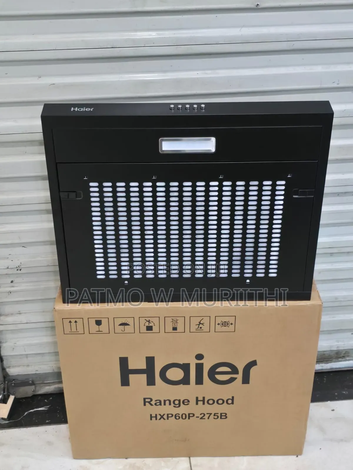 Haier Kitchen Hood 60cm Black HXP60P-275B