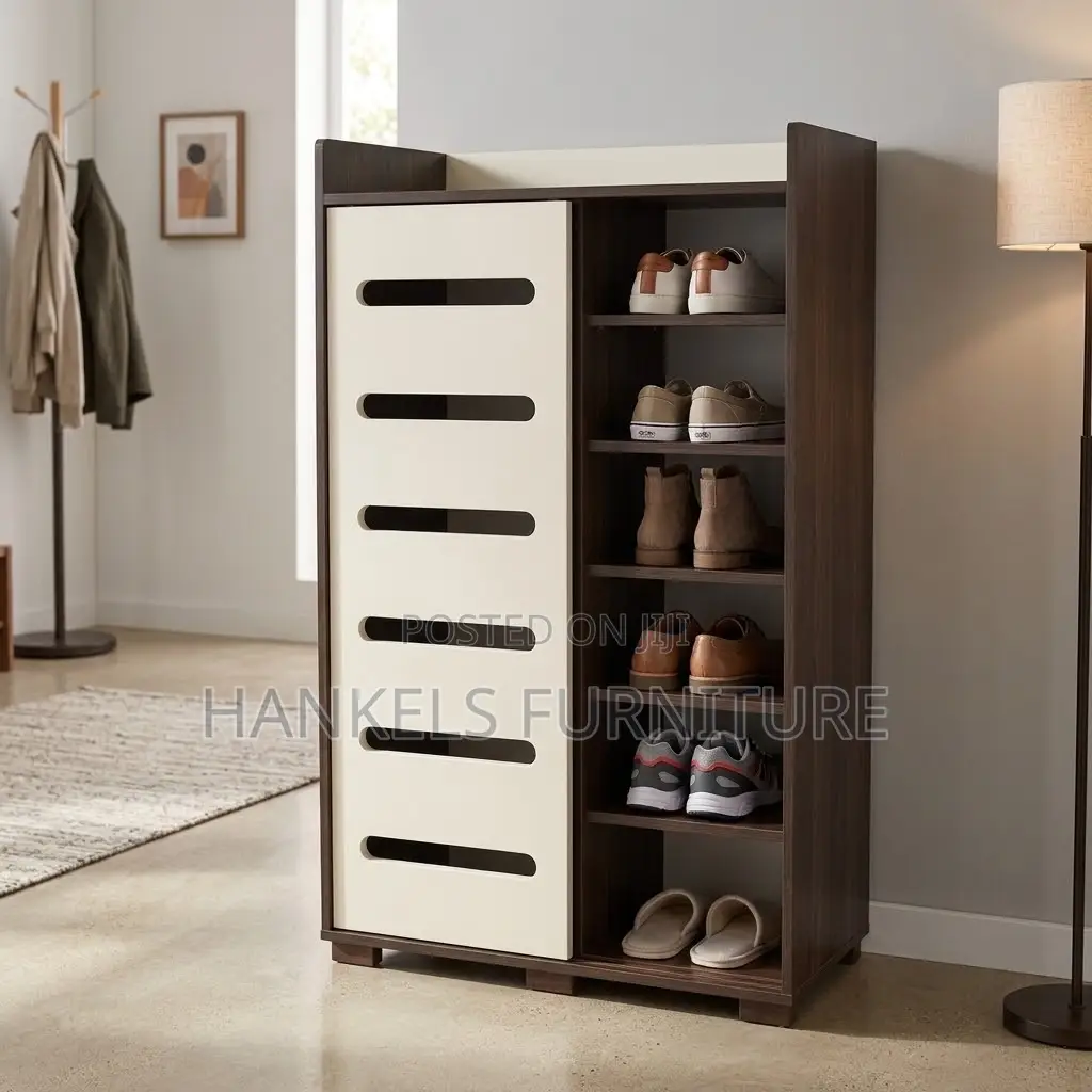 Sliding Door Shoerack – Modern Shoe Storage Cabinet