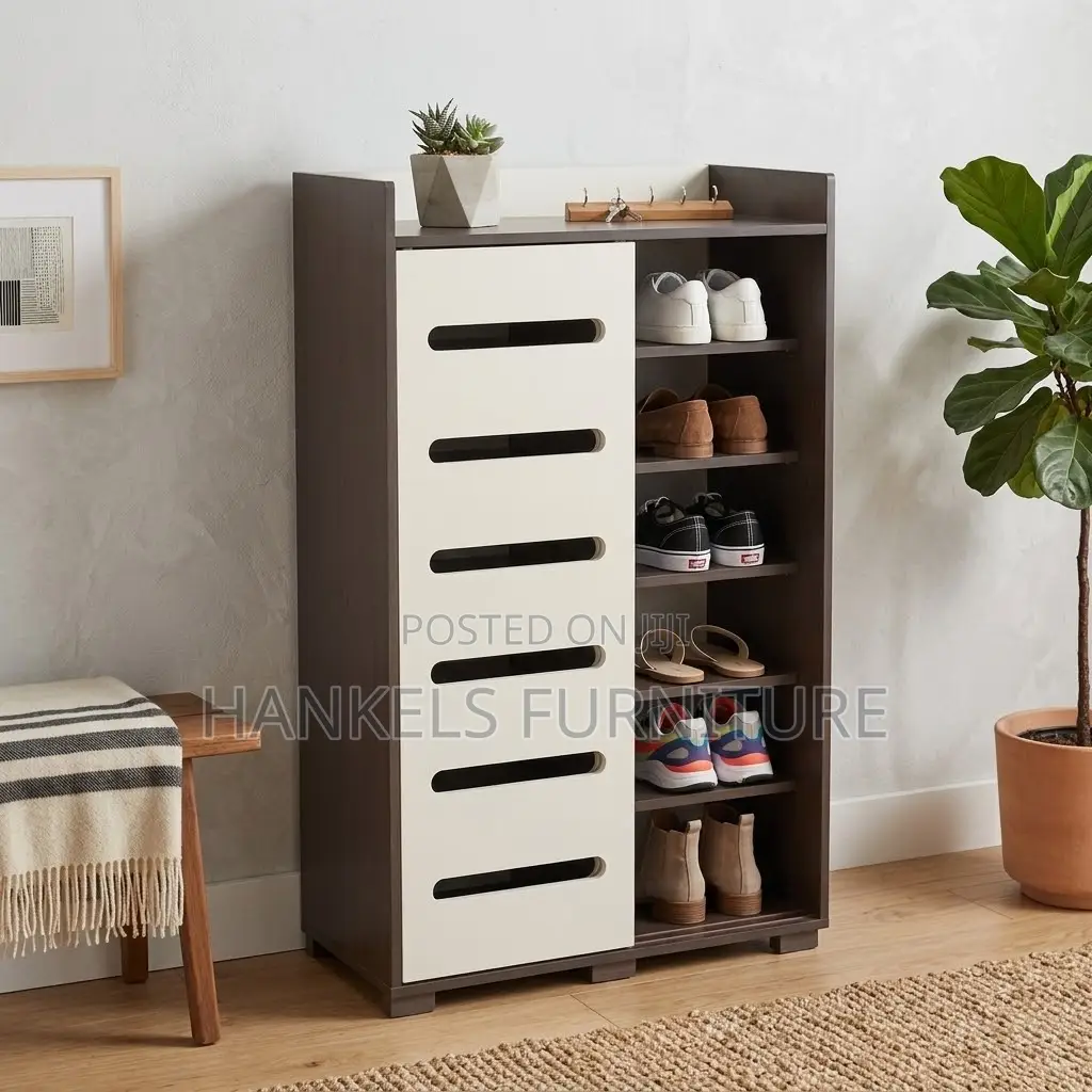 Sliding Door Shoerack – Modern Shoe Storage Cabinet