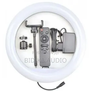 12" Dimmable USB Ring Light for Smartphones With Remote Controller