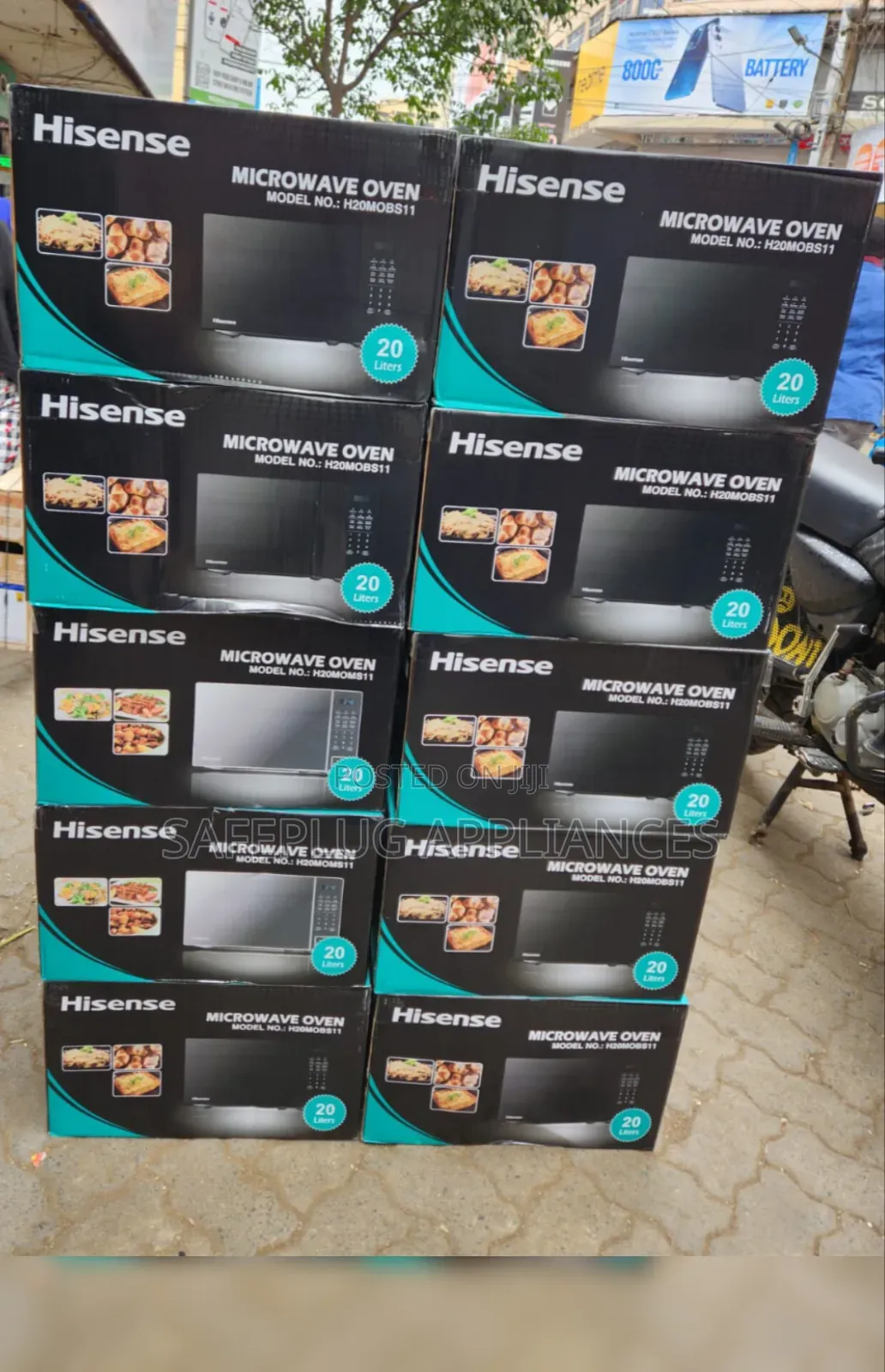 Hisense Black Silver Microwave Oven – Modern Kitchen Essential