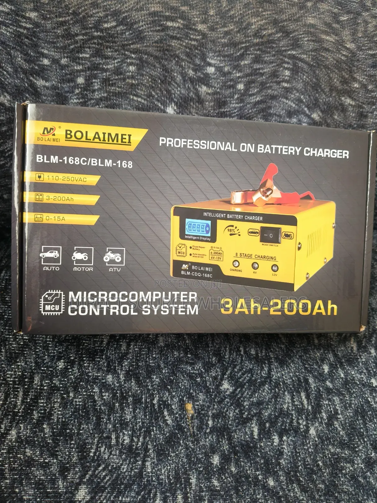 Professional 12v-24v Car Battery Fast Charger