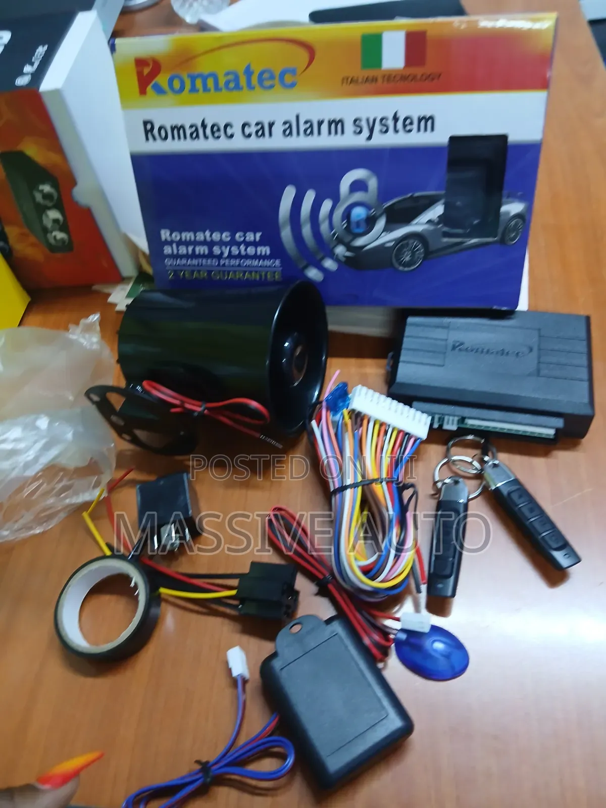 Guarantee Romatec Car Alarm System