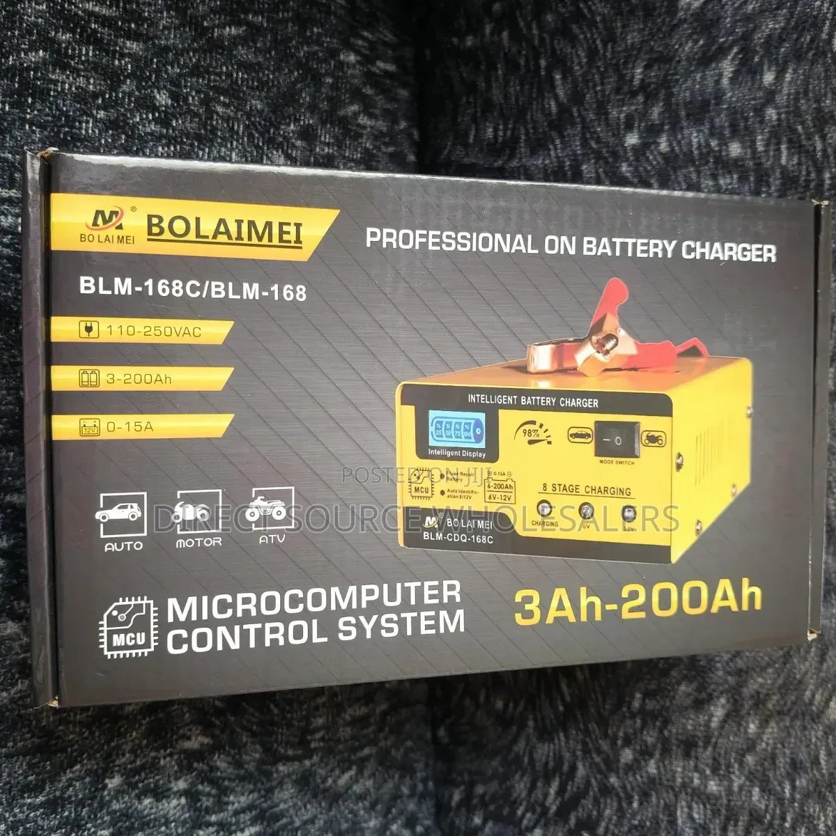 BOLAIMEI BLM-168C Car Battery Charger 6v-24v