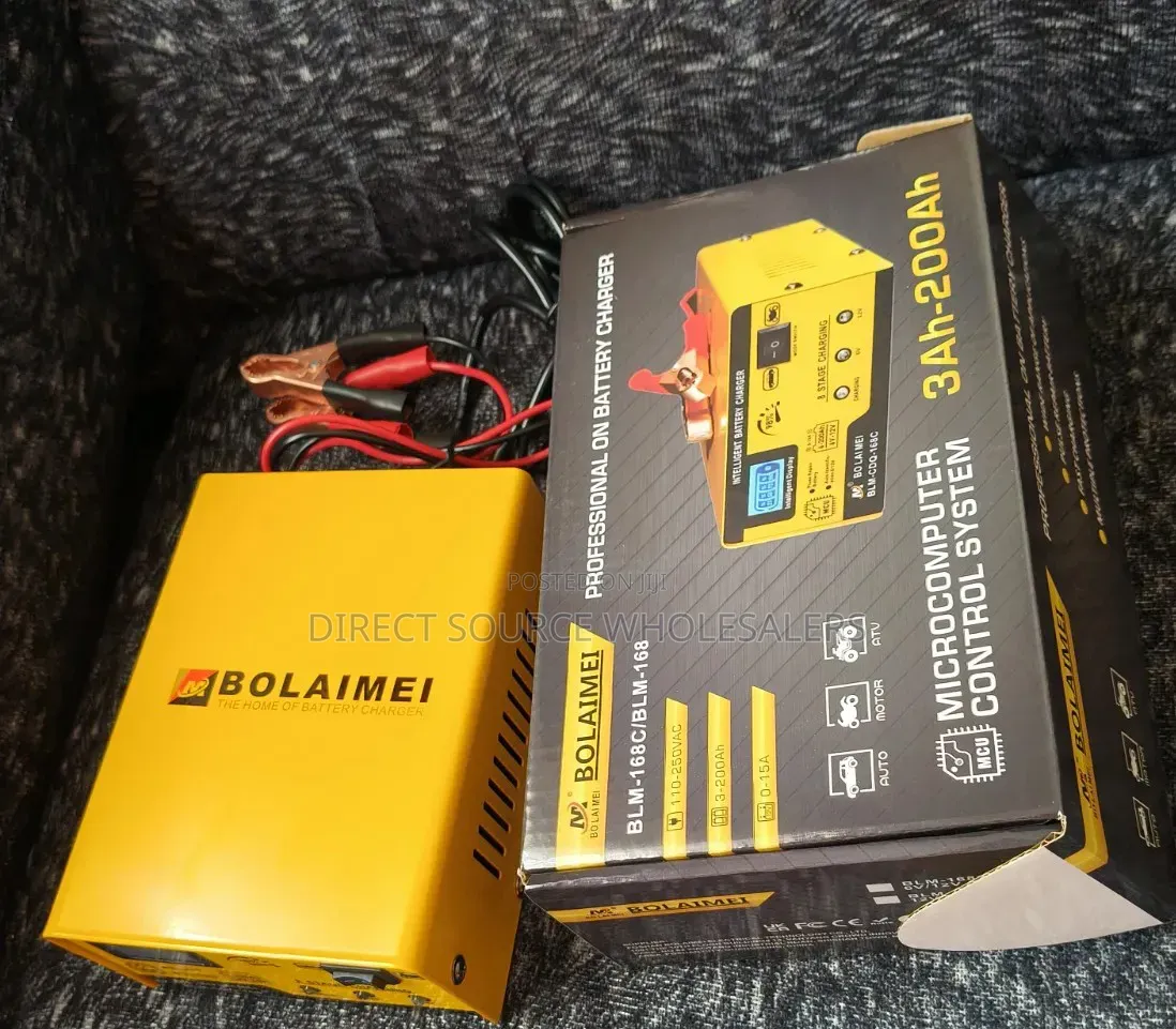 Bolaimei Car Battery Charger With Microcomputer Control System.