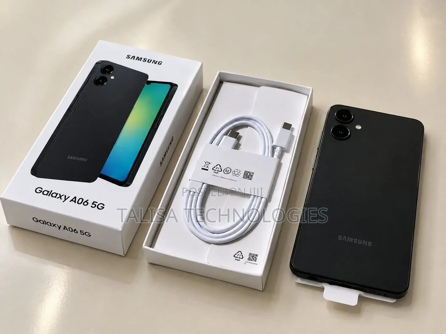 New Samsung Galaxy A06 128 GB Black