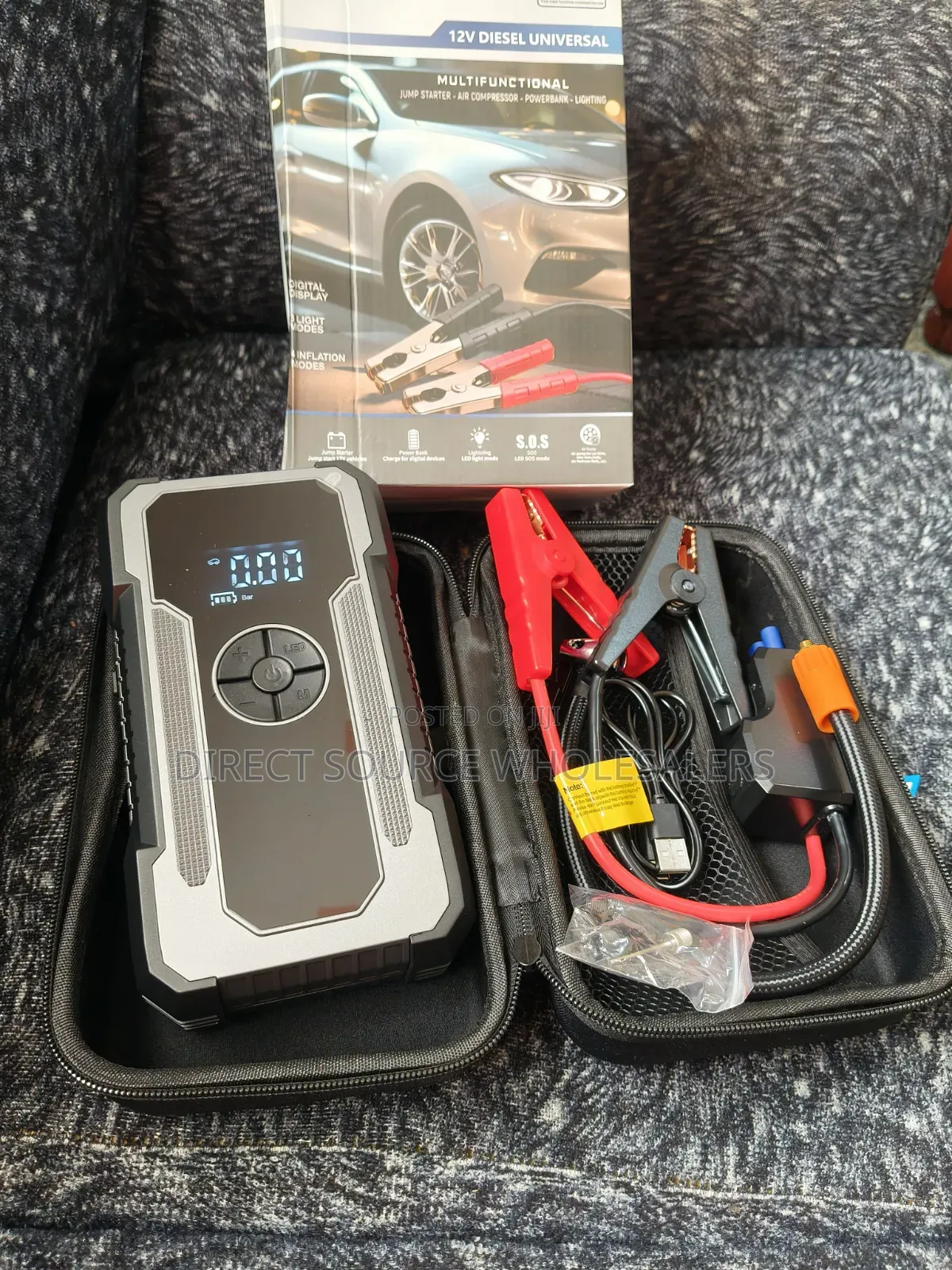 Universal Car Jump Starter – Multifunctional Emergency Power Kit