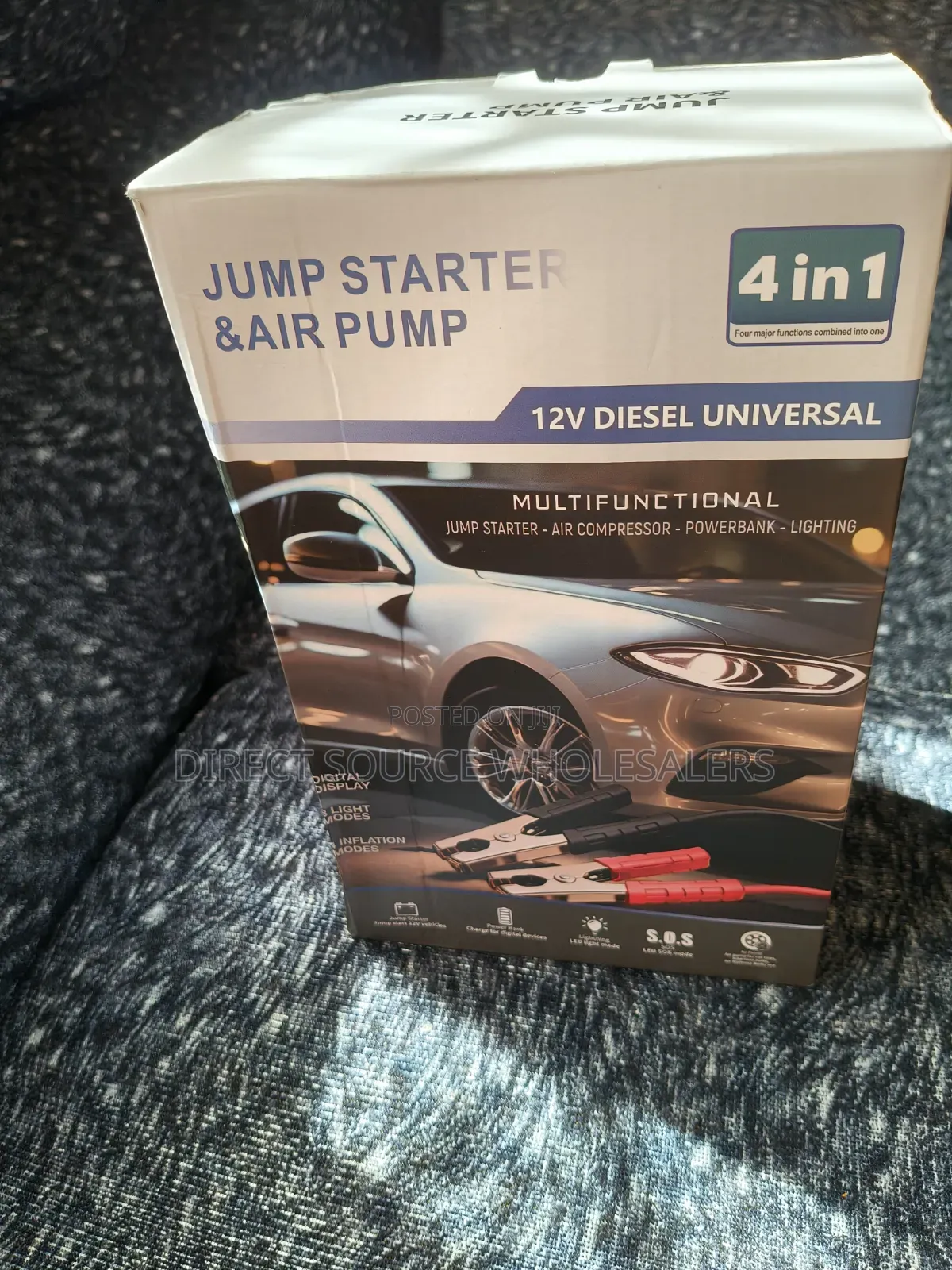 Universal Car Jump Starter – Multifunctional Emergency Power Kit