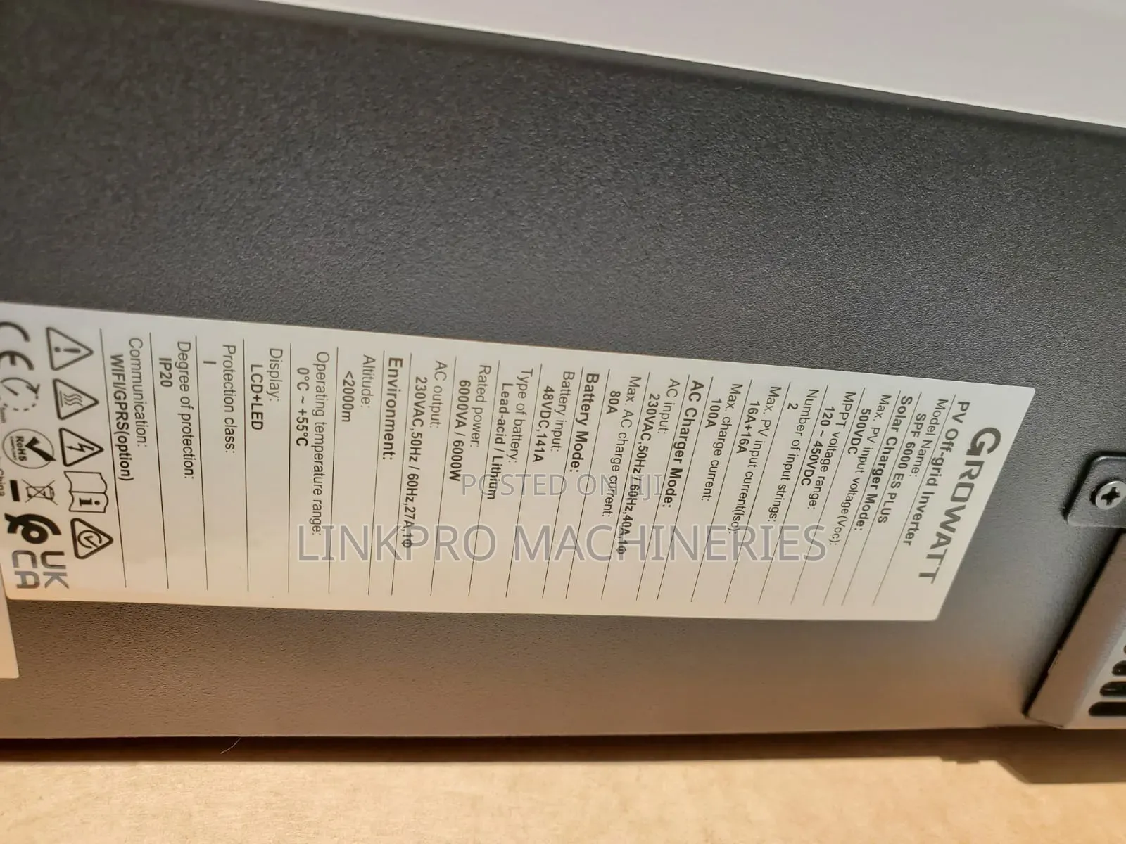 Growatt 6kva 48v Hybrid Inverter