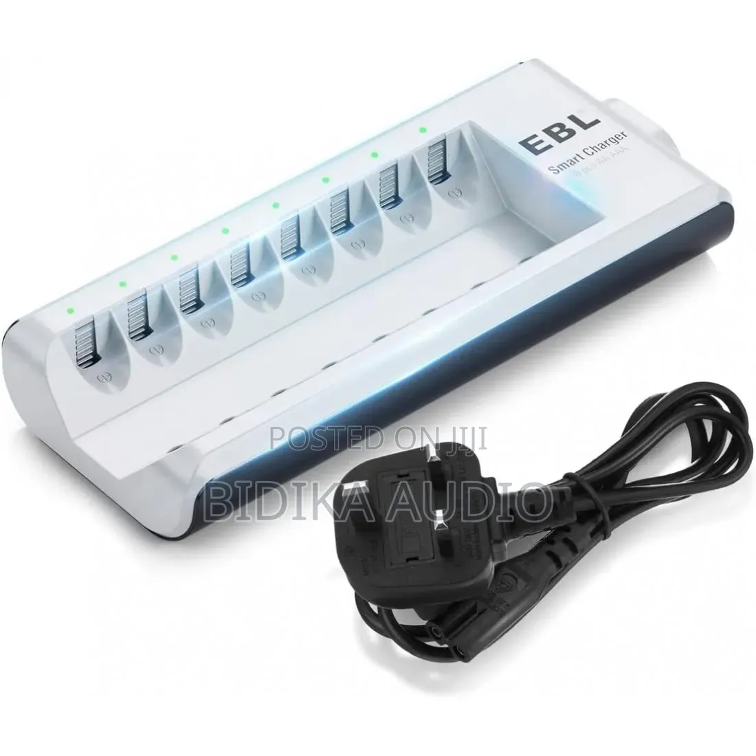 EBL 8 AA/AAA NI-MH and NI-CD Rechargeable Batteries With AC Plug