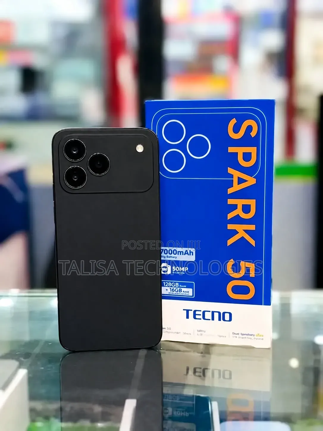 New Tecno Spark 50 128 GB Black