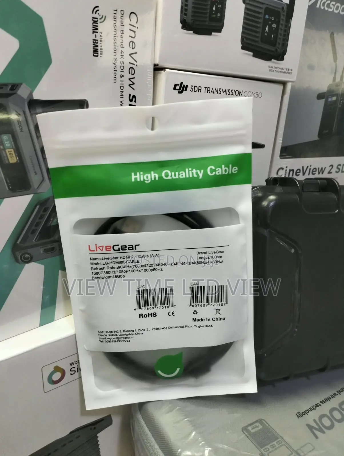 LiveGear 1m HDMI 2.1 60Hz Cable – 48Gbps