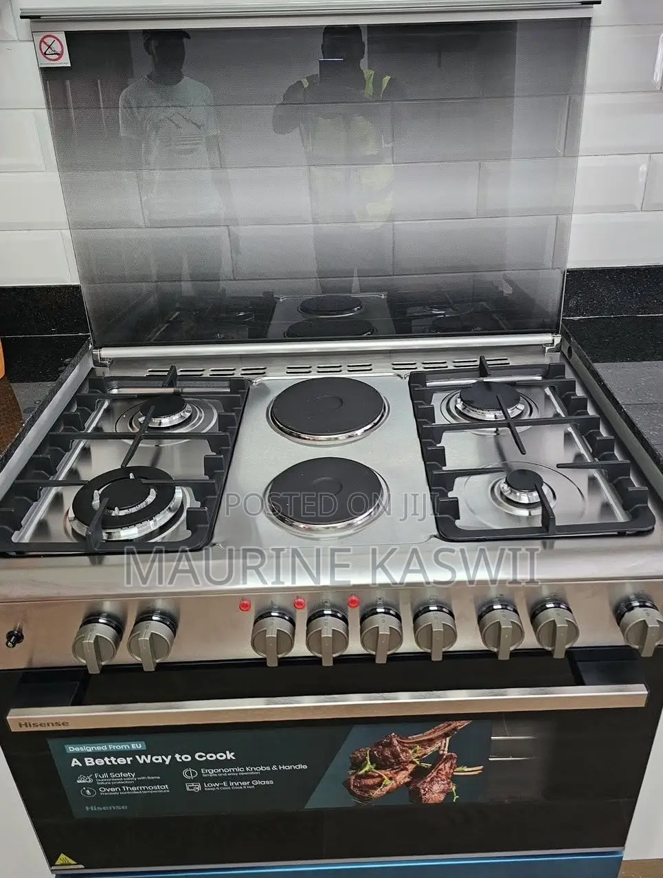 HISENSE 4Gas+2 Electric 90cm by 60cm