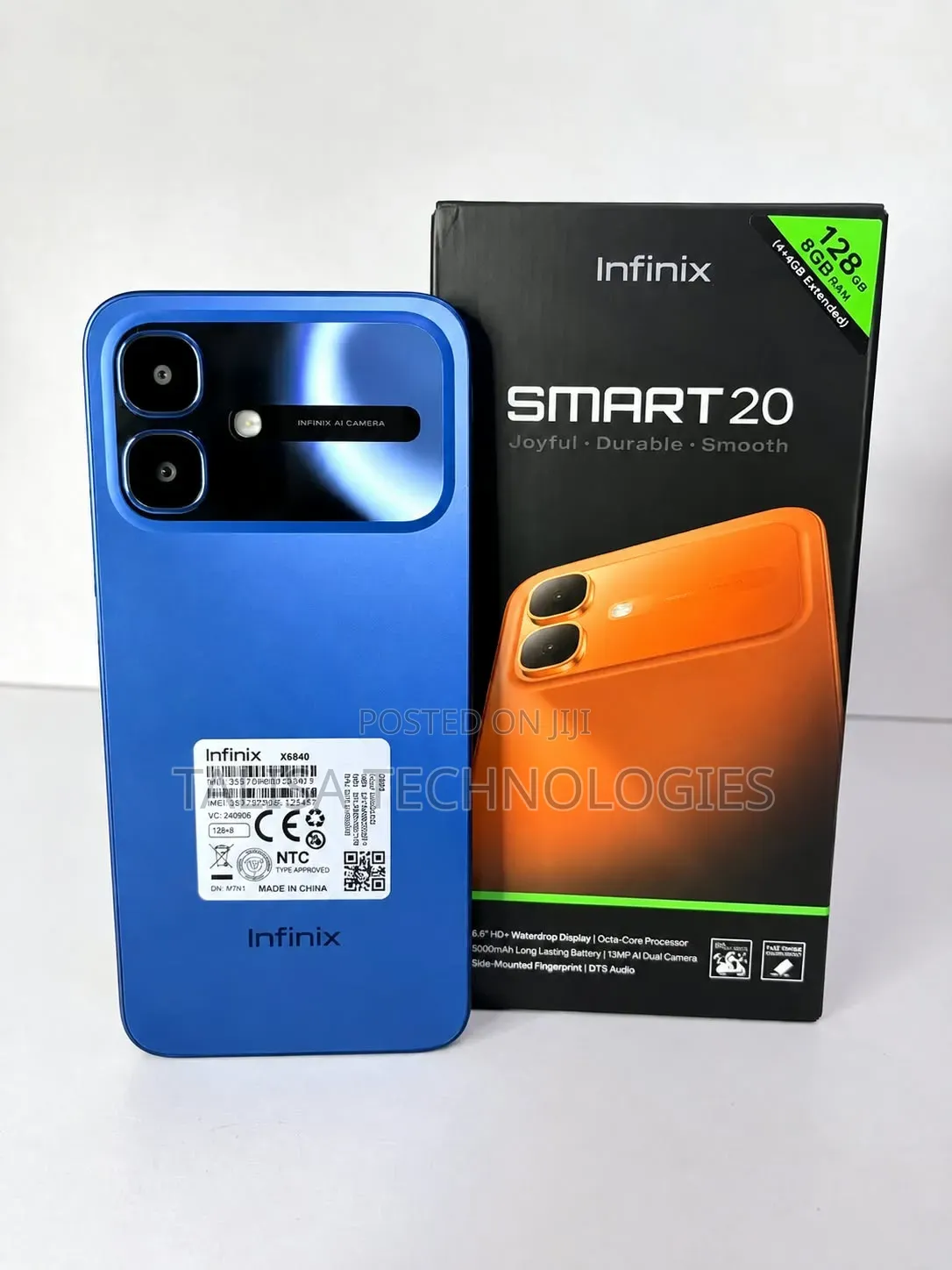 New Infinix Smart 20 128 GB Blue