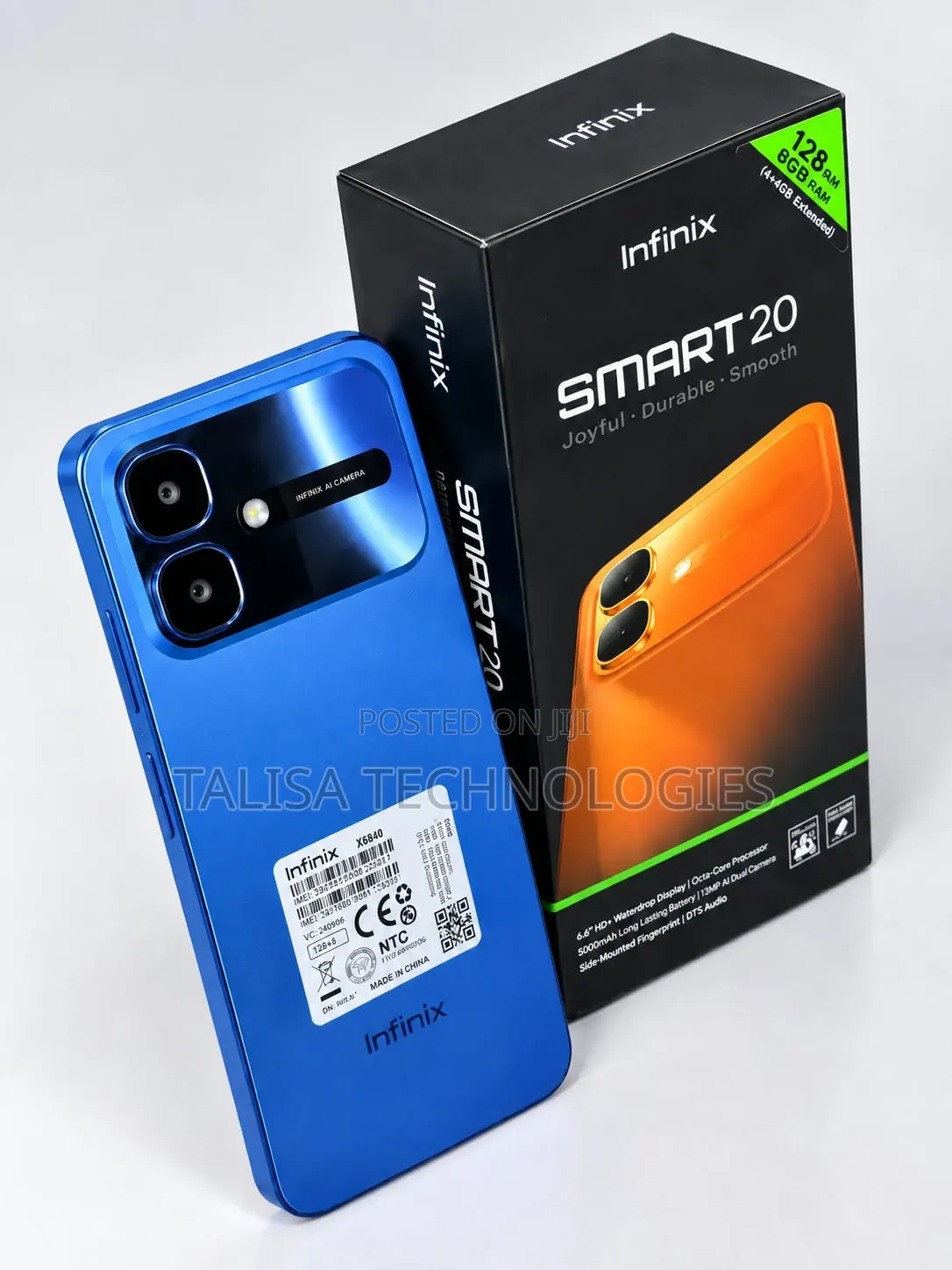 New Infinix Smart 20 128 GB Blue
