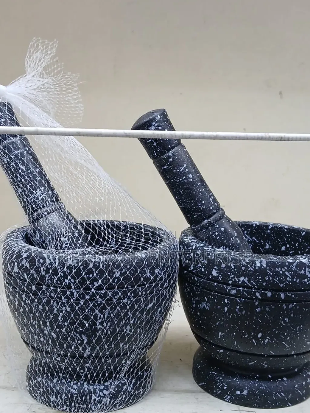 Mortar and Pestle, Black