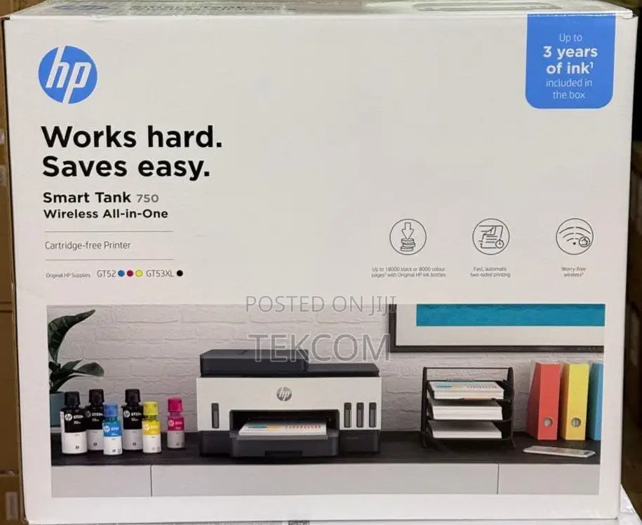 HP Smart Tank 750 All-in-One Printer