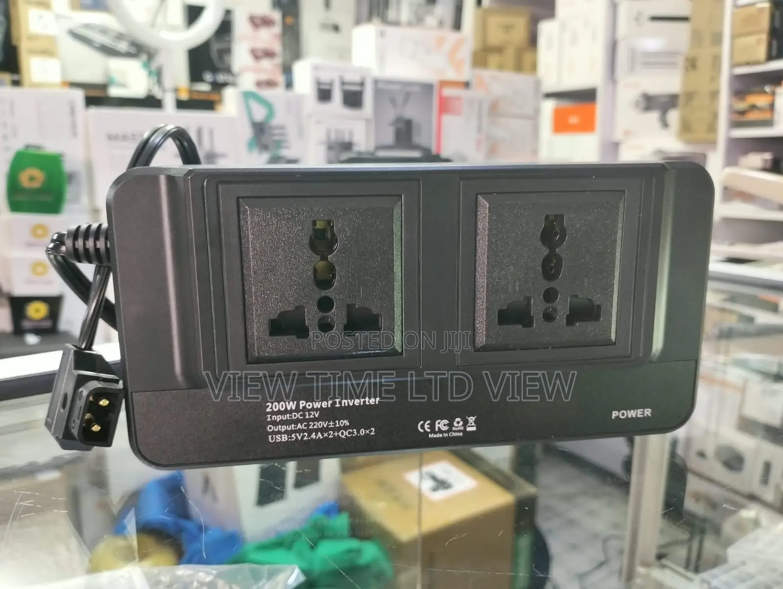 200W D-Tap to 220V AC Power Inverter With USB Ports – MG8300