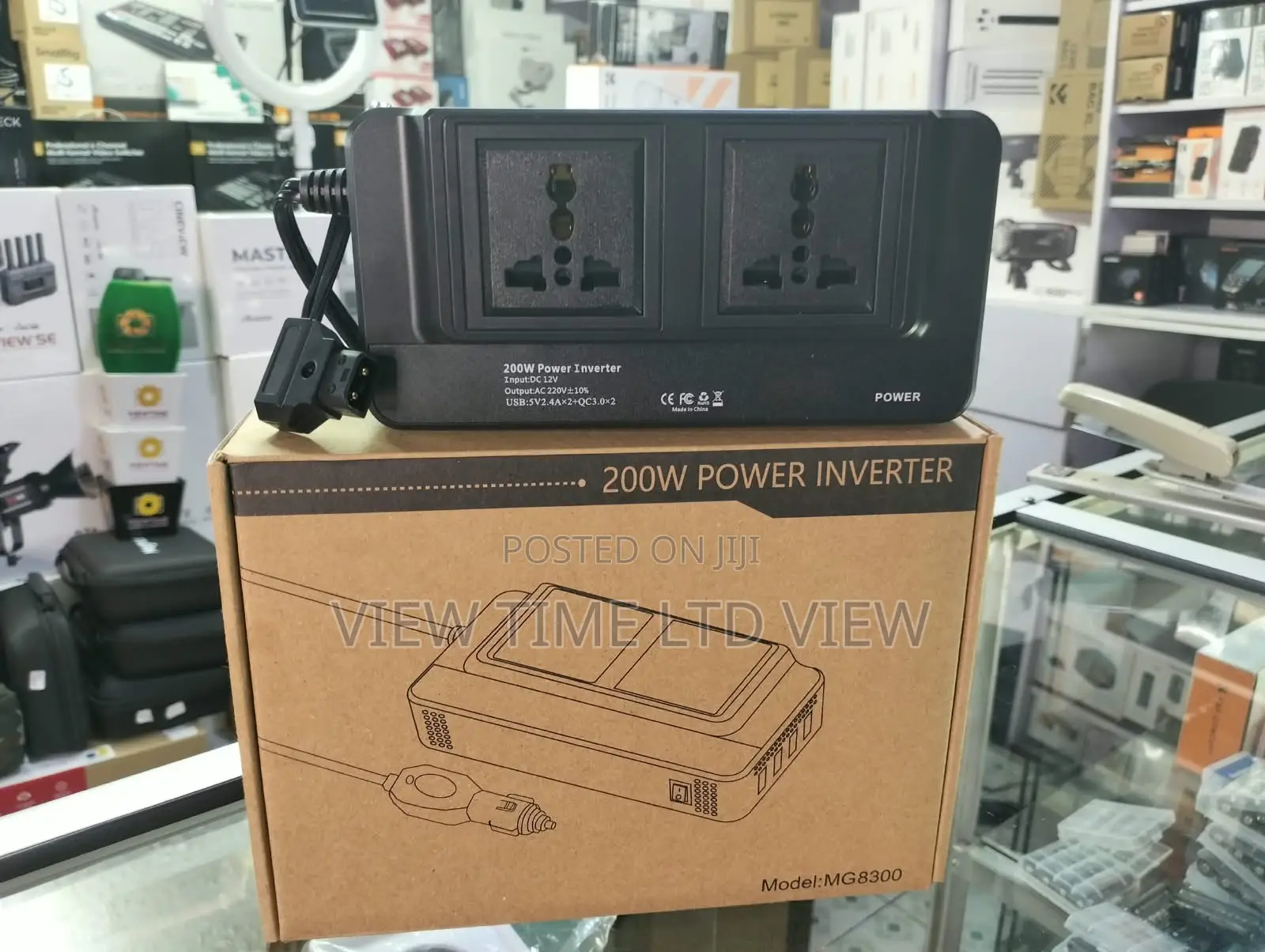 200W D-Tap to 220V AC Power Inverter With USB Ports – MG8300