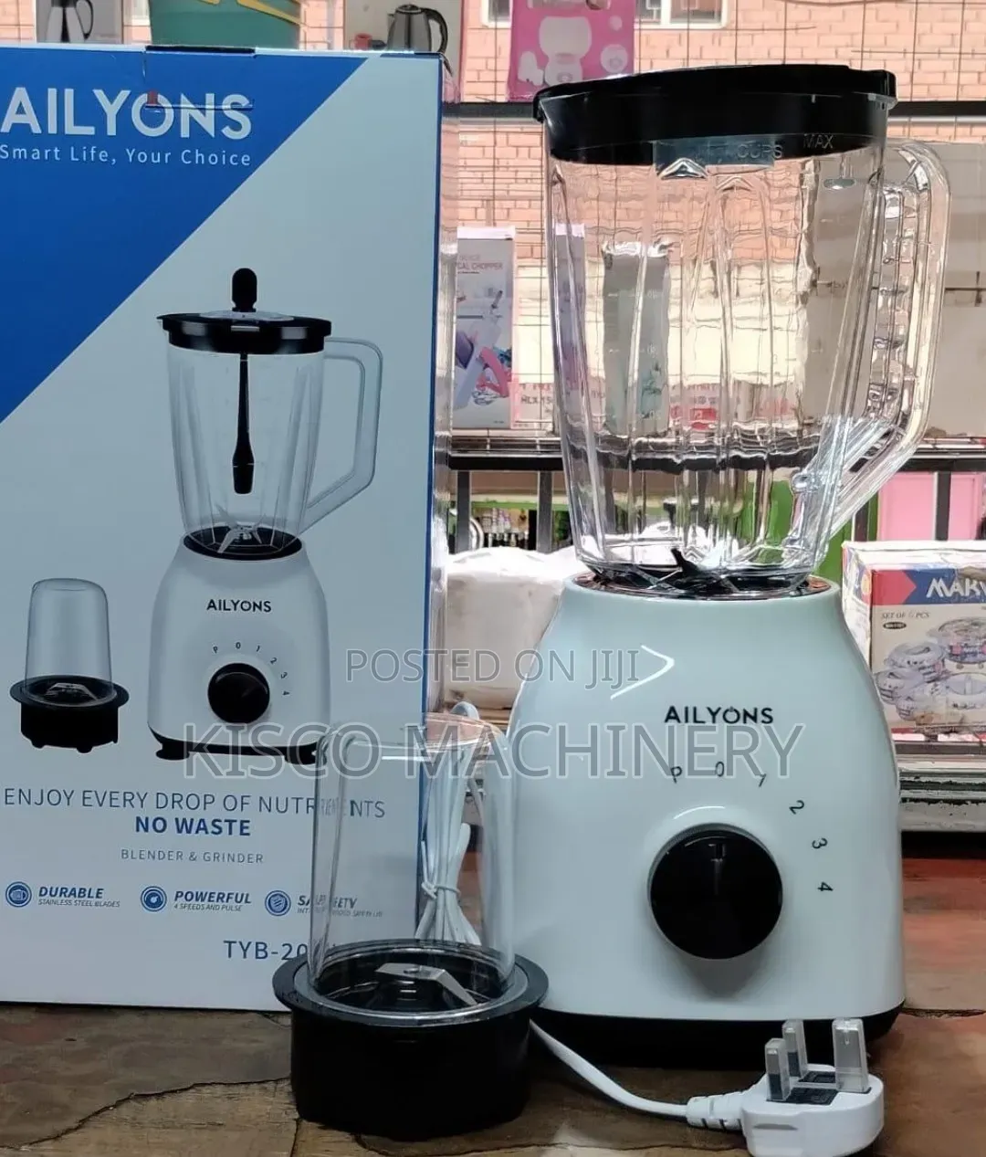 Aliyons 2 in 1 Electric Blender
