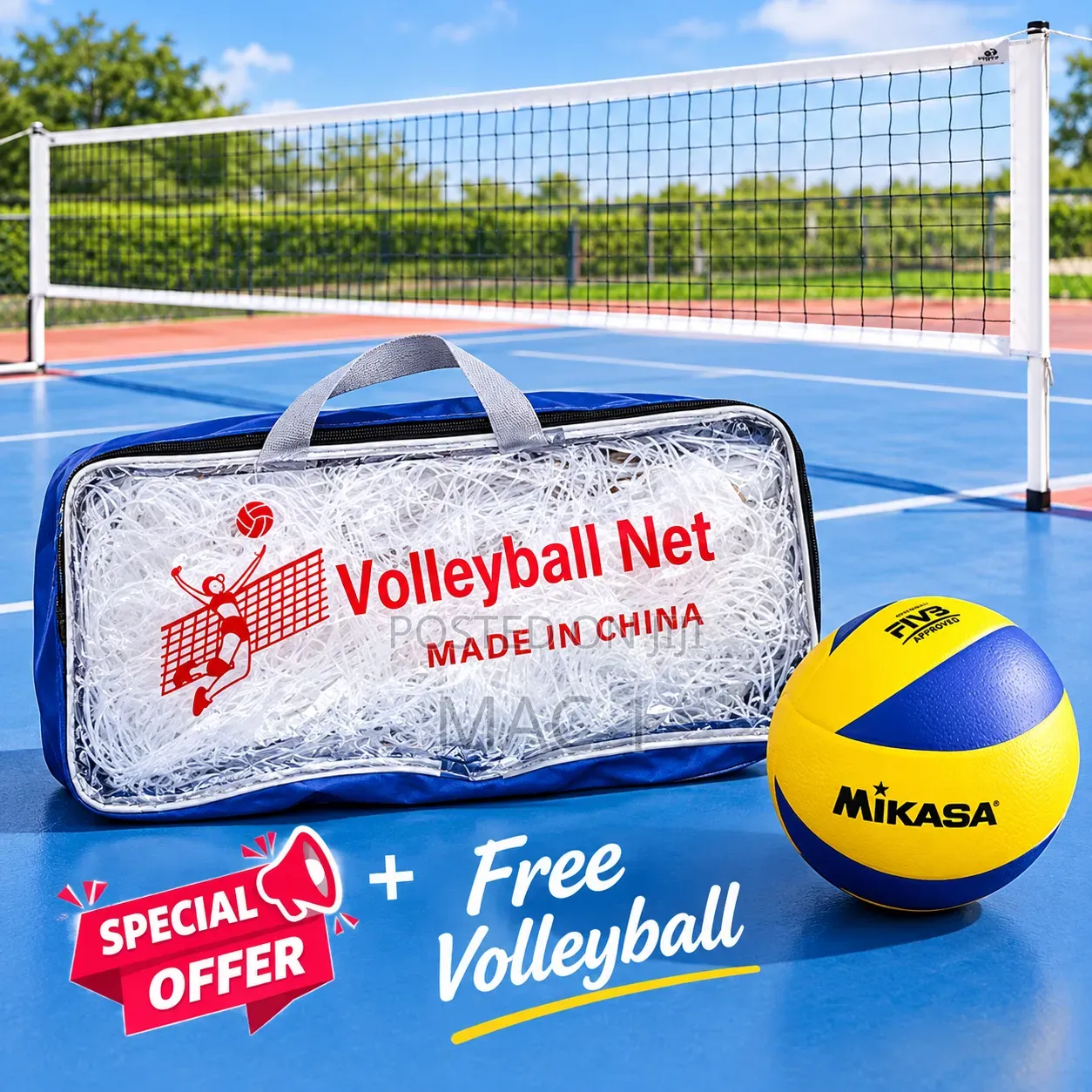 Professional Volleyball Net Set – Complete Kit