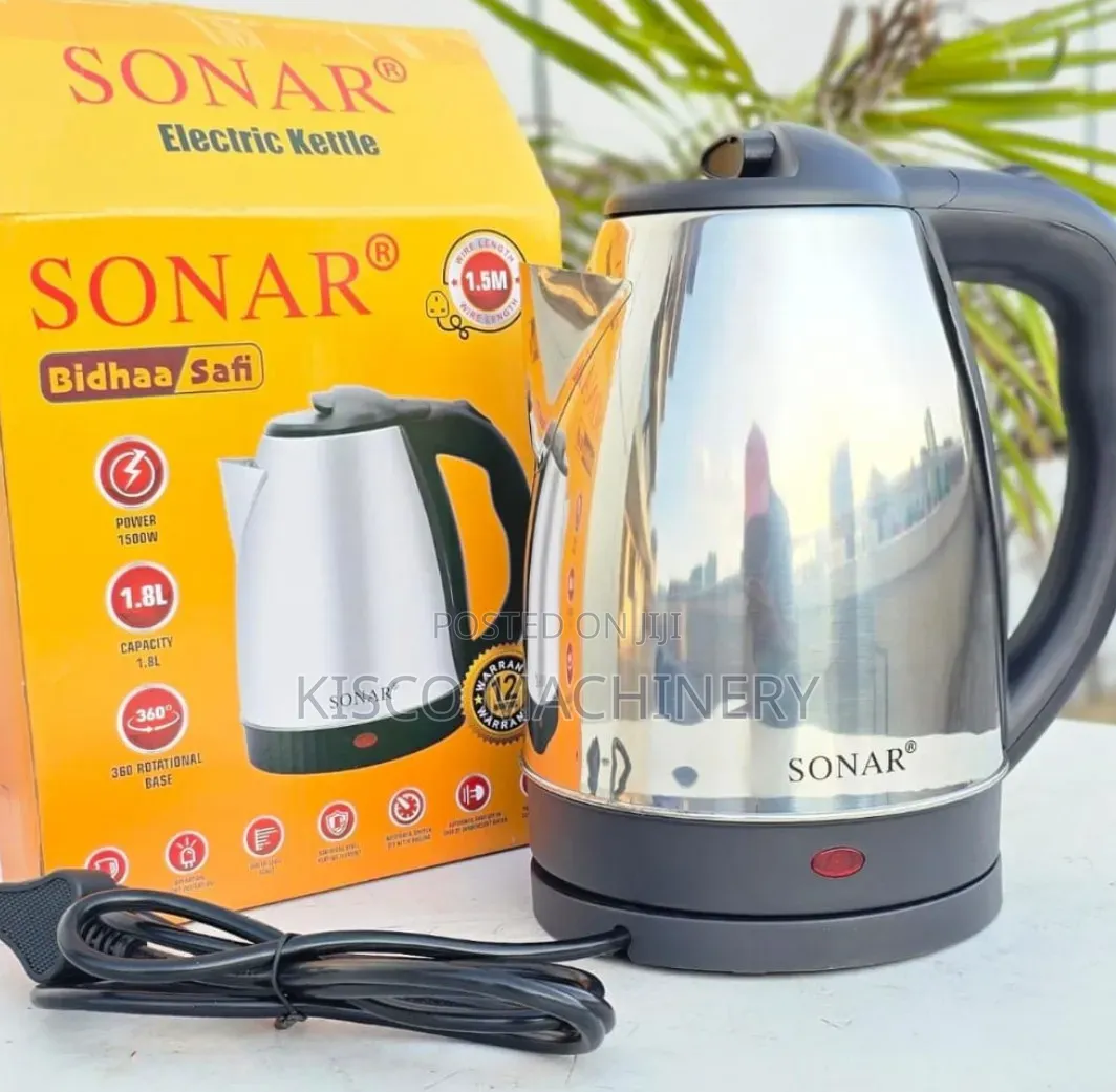 Sonar Electric Kettle Capacity:2ltr